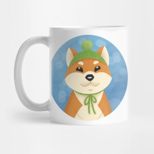 Winter Akita Mug